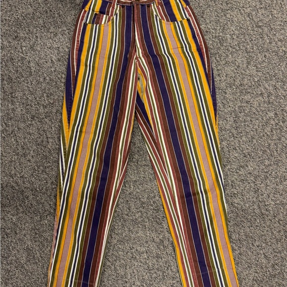 Stone Jeans Multicolor Striped Pants - Picture 2 of 7